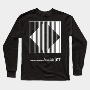 Stars of the Lid - Minimalist Graphic Design Artwork Long Sleeve T-Shirt